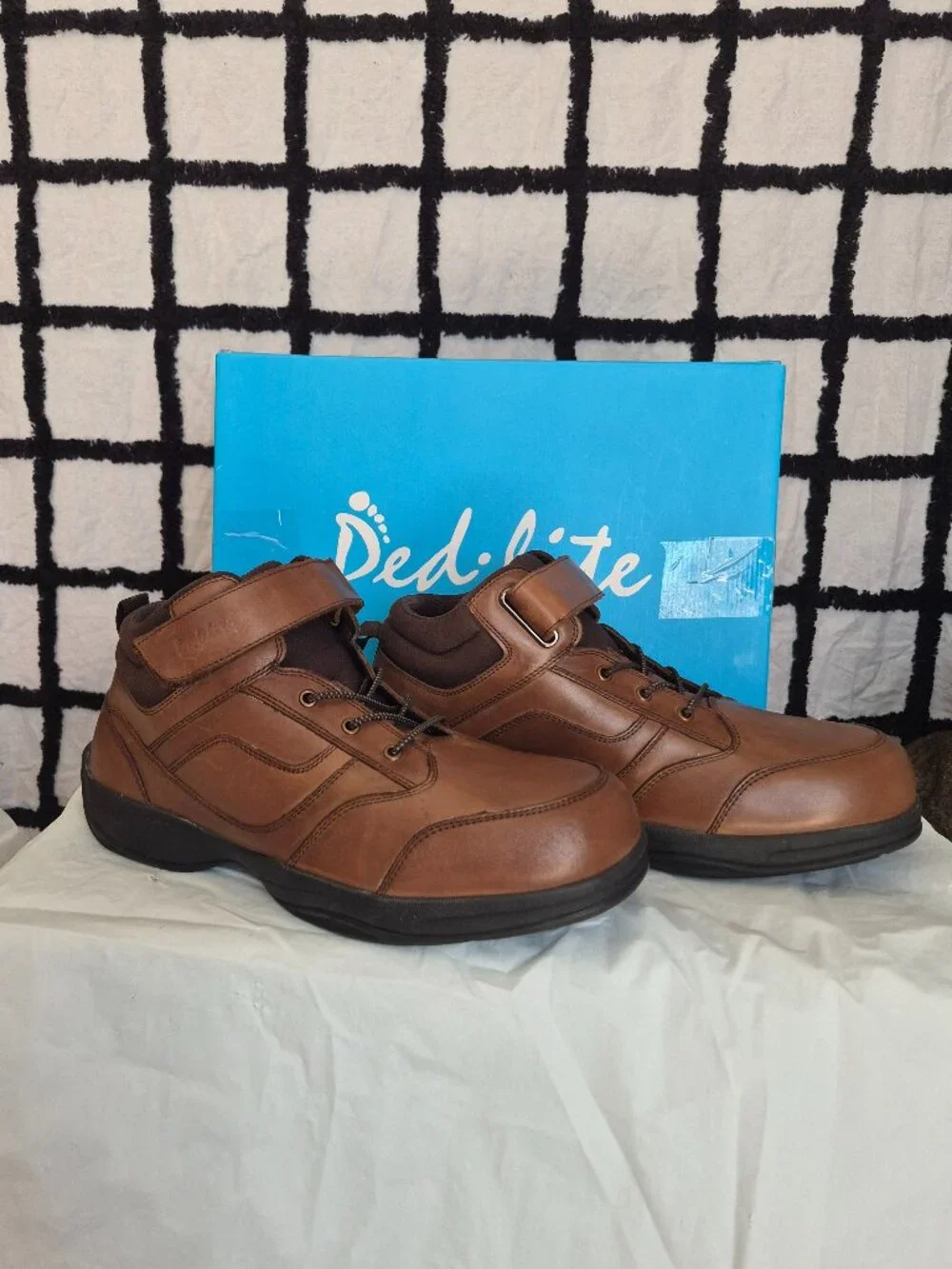 NEW Ped Lite 11.5W Sam Diabetic Trail Walker Boots Shoes